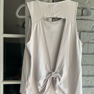 NUX open back workout tank